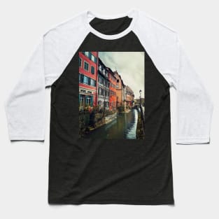 Colorful romantic city Baseball T-Shirt